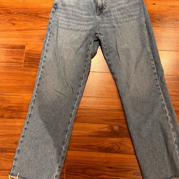 Zara High Rise Straight Jean - Picture 3 of 4